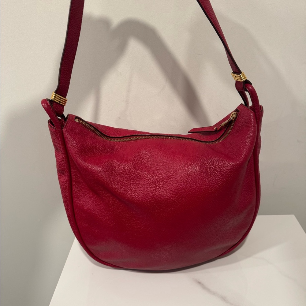 Marc Jacobs Red Leather Hobo Bag - Picture 3 of 13